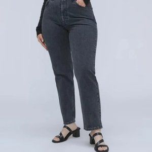 Everlane Jean Sz 32 The Curvy 90s Cheeky Straight  Organic Cotton